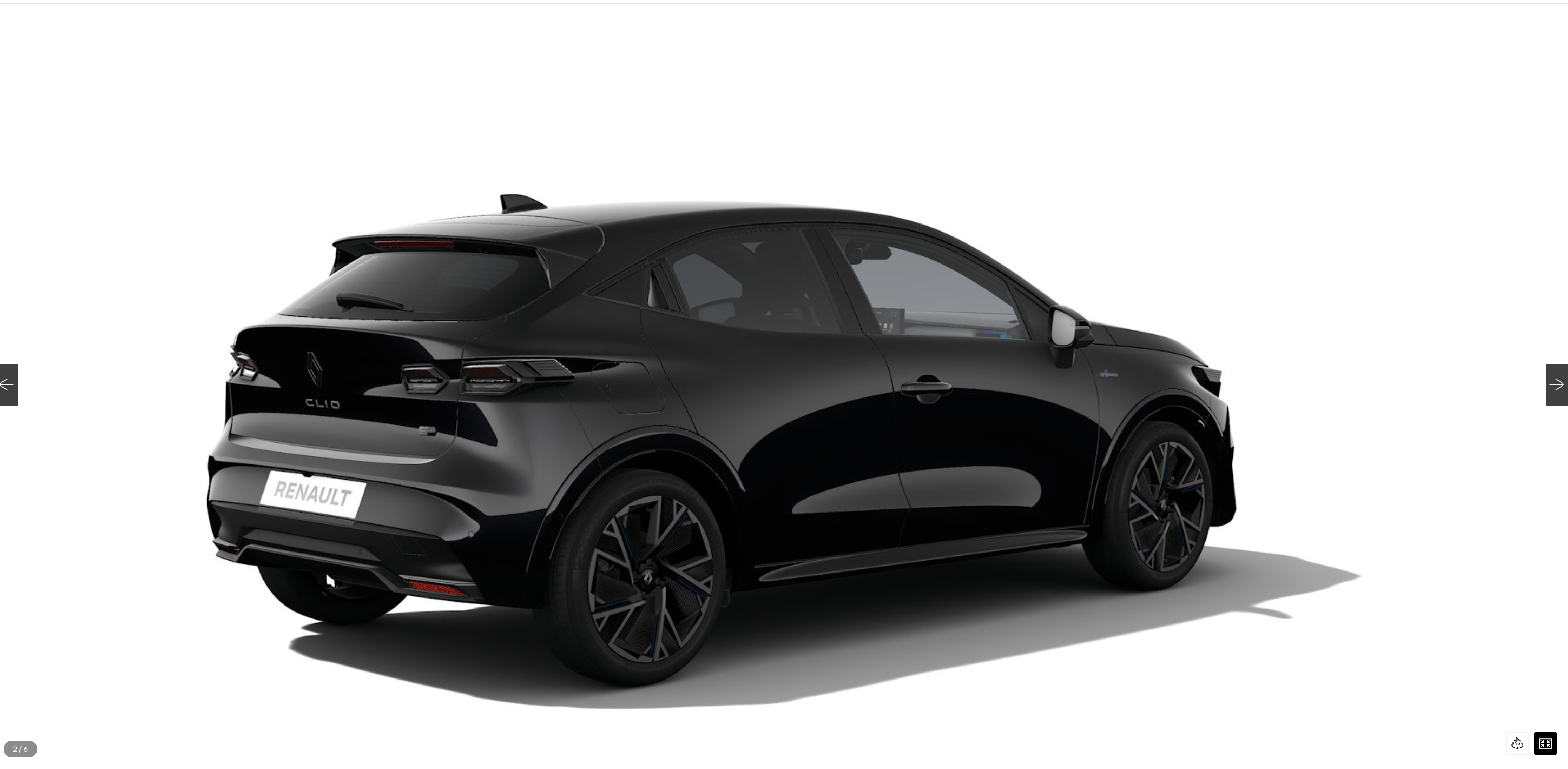 Renault Clio Noire — Vue extérieure