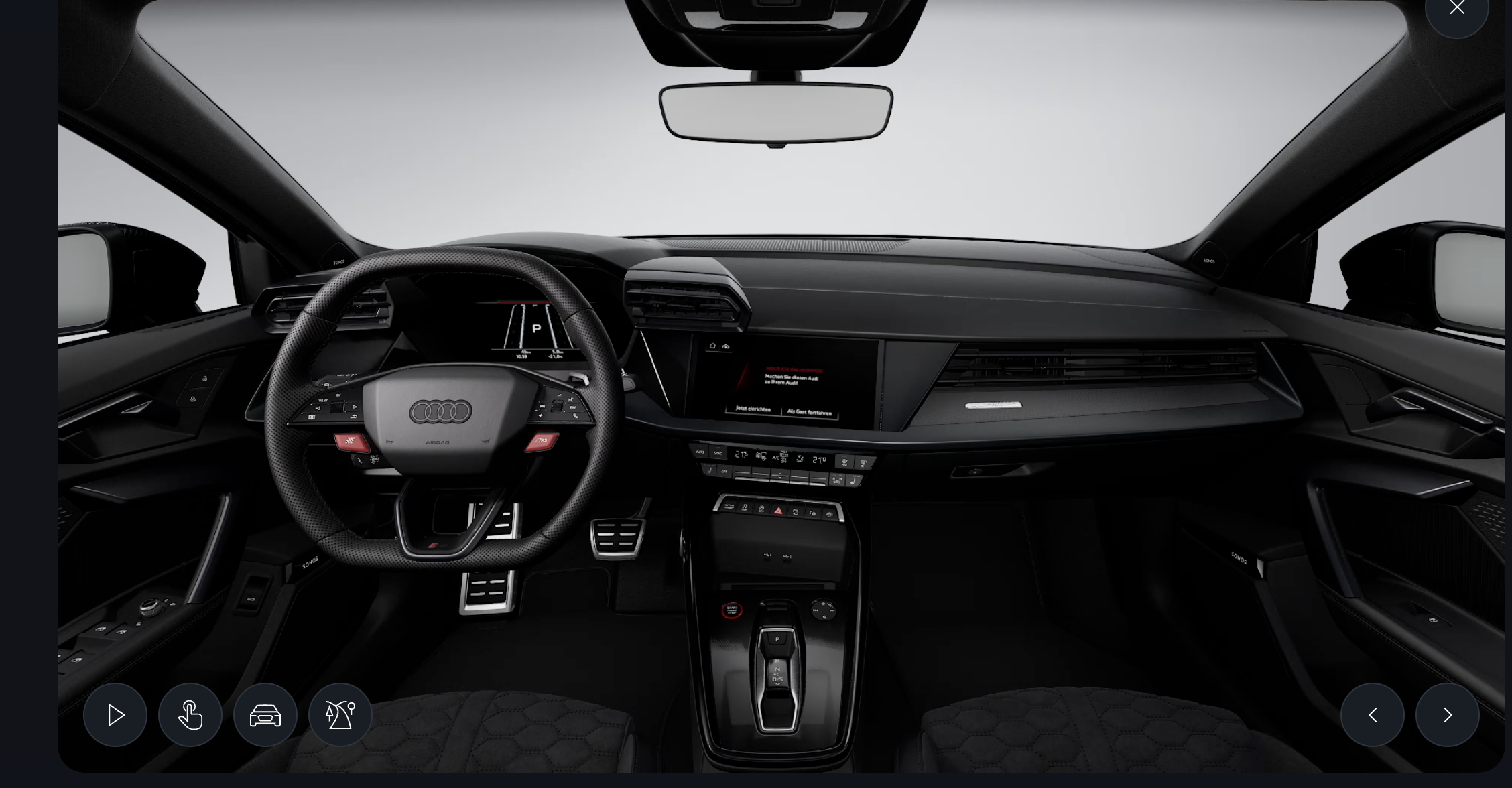 Audi RS3 — Intérieur